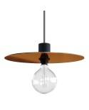 Oversize Ellepì flat lampshade in Dibond for outdoor pendant lighting, diameter 40 cm - Made in Italy