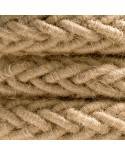 2XL pleteni mornarski električni kabel od jute, 2x0,75. Promjera 24mm.