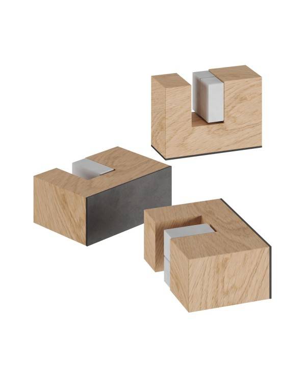 Kit pies de madera, soporte para lámparas de mesa