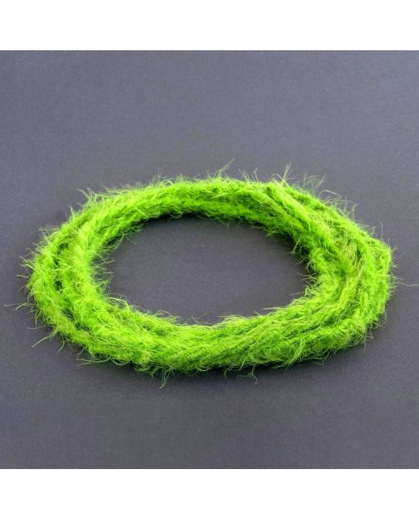 Grass Green Textile Cable Marlene - The Original Creative-Cables - TP06 braided 2x0.75mm / 3x0.75mm