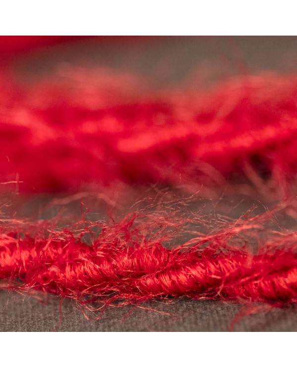 Cablu textil roșu Red Fire Marlene - Originalul Creative-Cables - Împletit TP09 2x0.75mm / 3x0.75mm