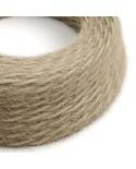 Khaki Textile Cable Marlene - The Original Creative-Cables - TP13 braided 2x0.75mm / 3x0.75mm