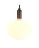 Pendant light Made in Italy complete with fabric cable and wood finishing