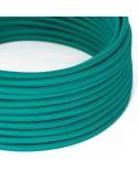 Glossy Turquoise Textile Cable - The Original Creative-Cables - RM71 round 2x0.75mm / 3x0.75mm