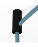 Decentraliser, ceiling hook for fabric electrical cables with stop