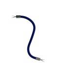 Kit Creative Flex flexible tube covered in Navy Blue RM20 fabric with metal terminals