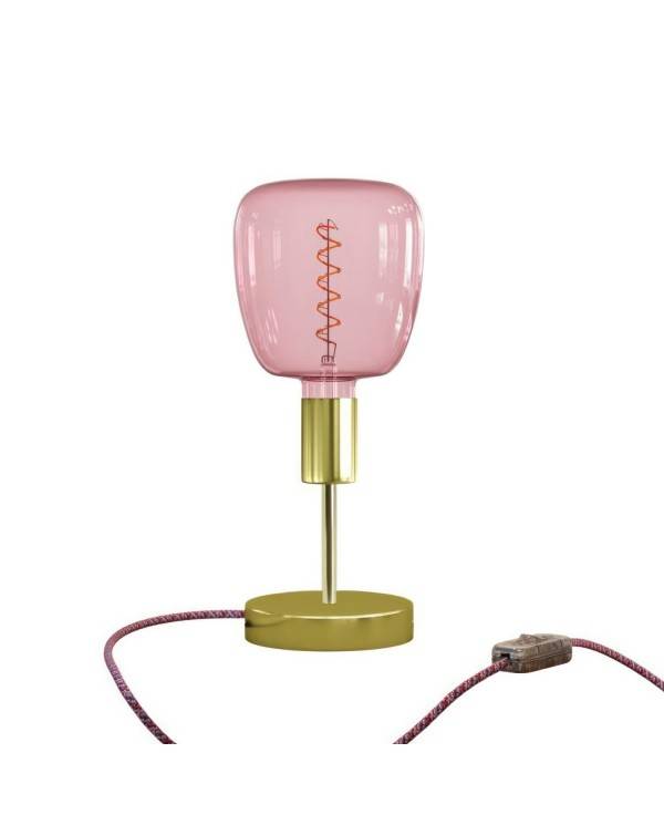 Alzaluce Bona Pastel Metal Table Lamp with two-pin plug