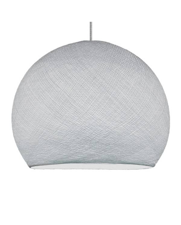 Lampa wisząca z tekstylnym kloszem Dome