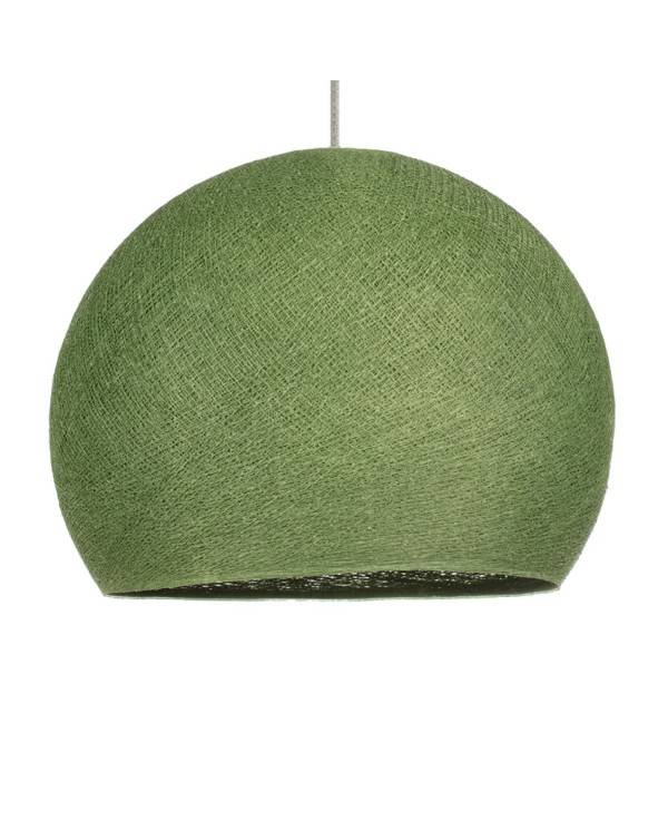 Hanglamp met hangemaakte Dome Lampenkap