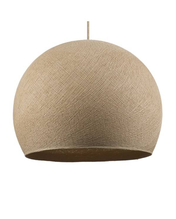 Hanglamp met hangemaakte Dome Lampenkap