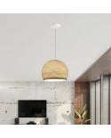 Suspension Lamp with Dome Lampshade