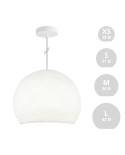 Suspension Lamp with Dome Lampshade