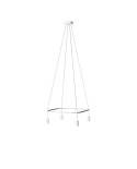 4 Pendels Cage Lamp Globe