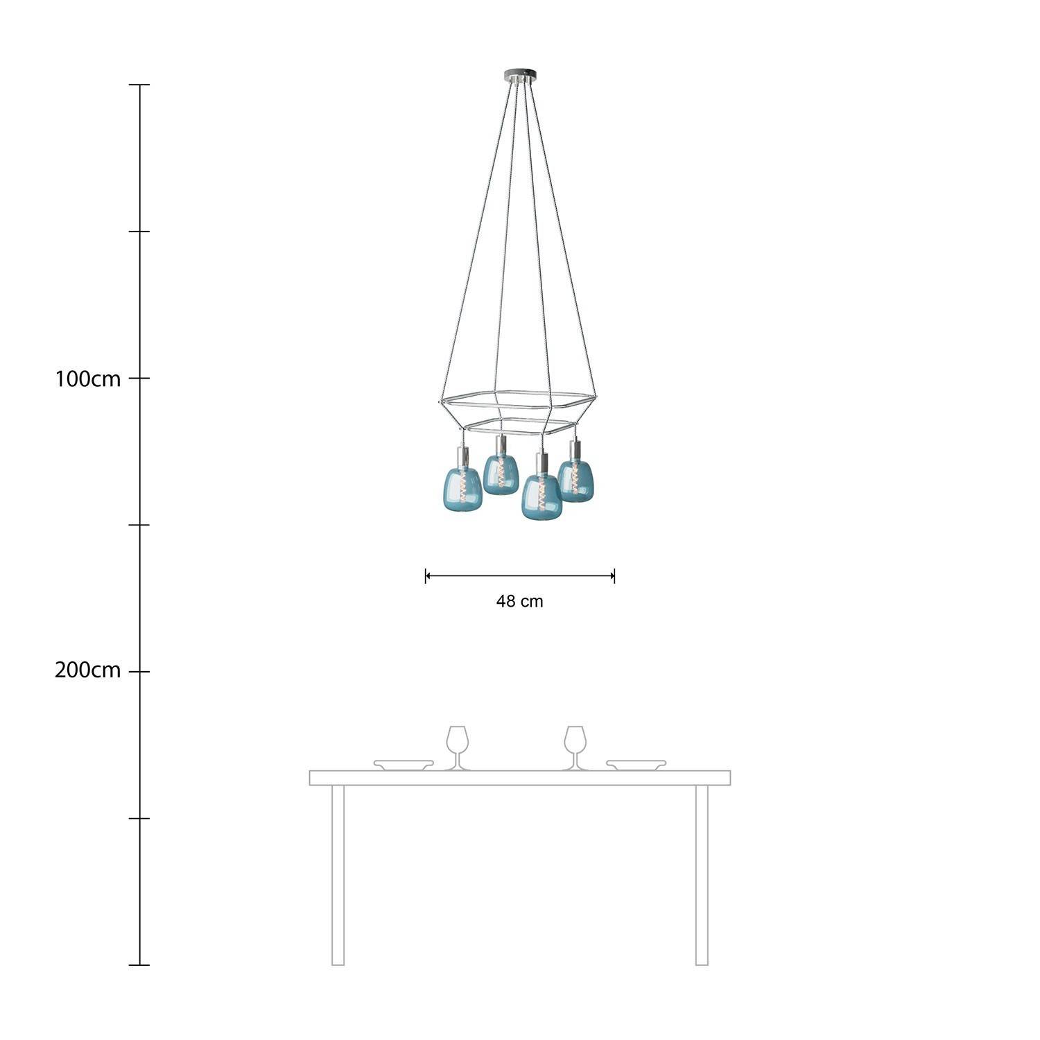 4-fall 2 Cage Bona Pastel lampe