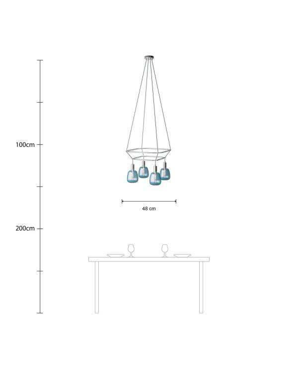 4-fall 2 Cage Bona Pastel lampe