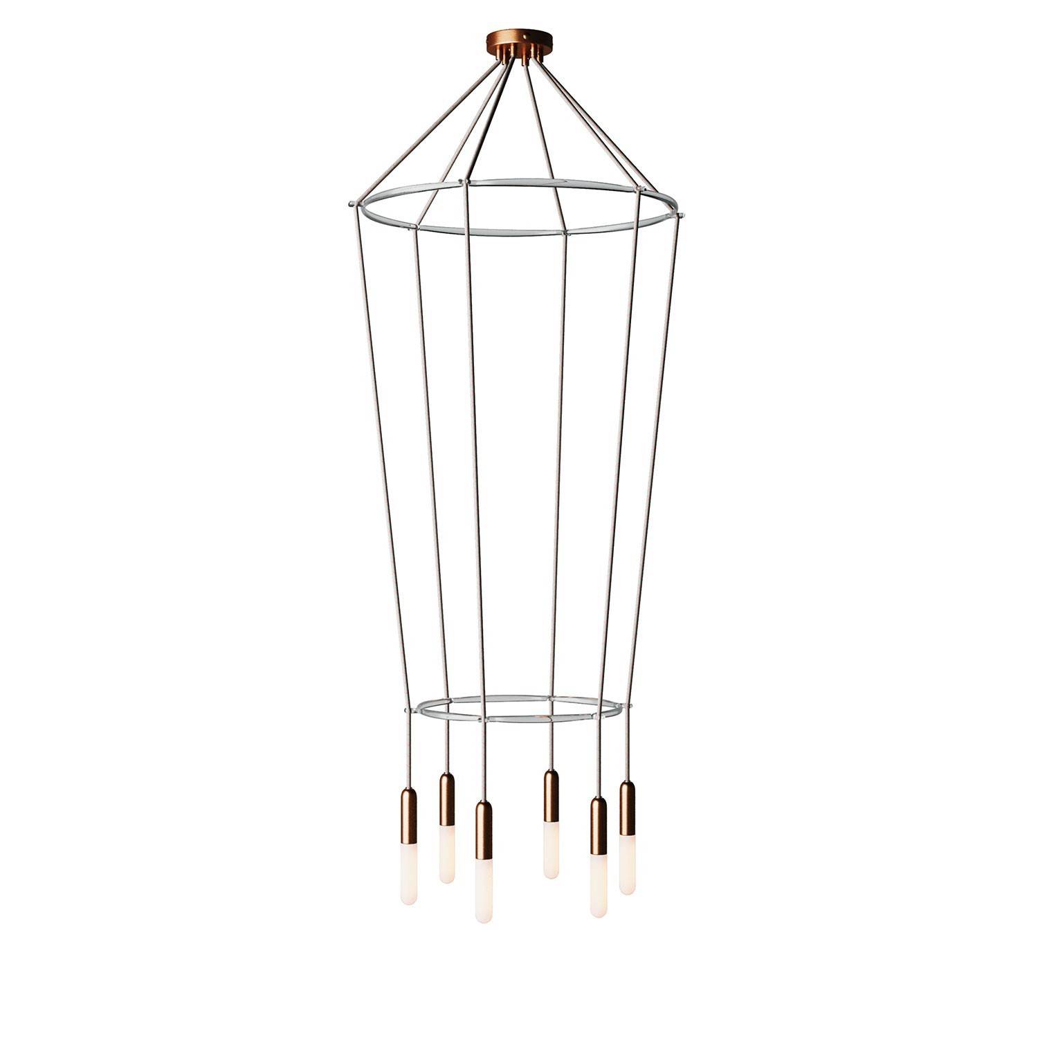 6-faldet 2 Cage P-Light lampe