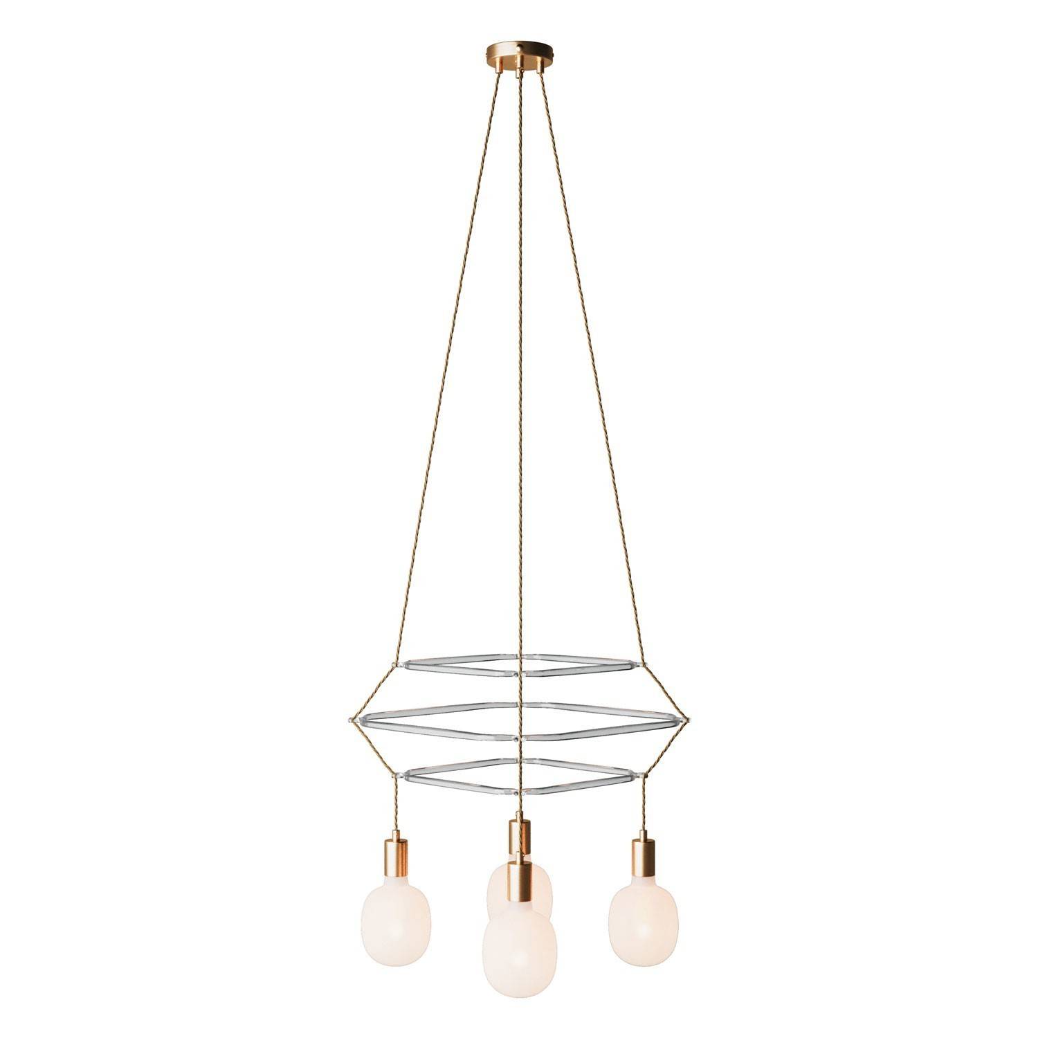 4 Pendels 3 Ringen Cage Rodi Lamp