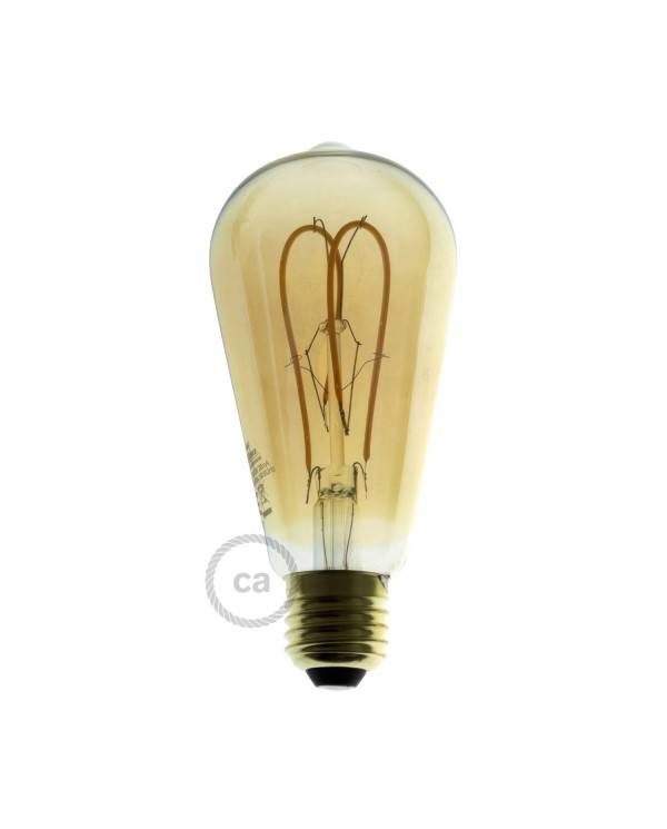 6 căderi 3 cuști Lampa Edison ST64