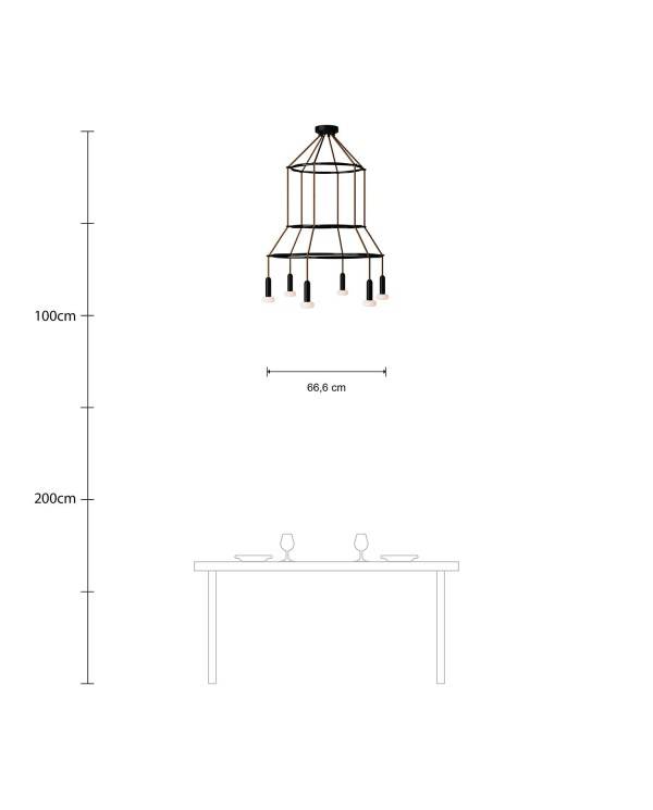 6-căzut 3 Cusca P-Light Lampă Blitz