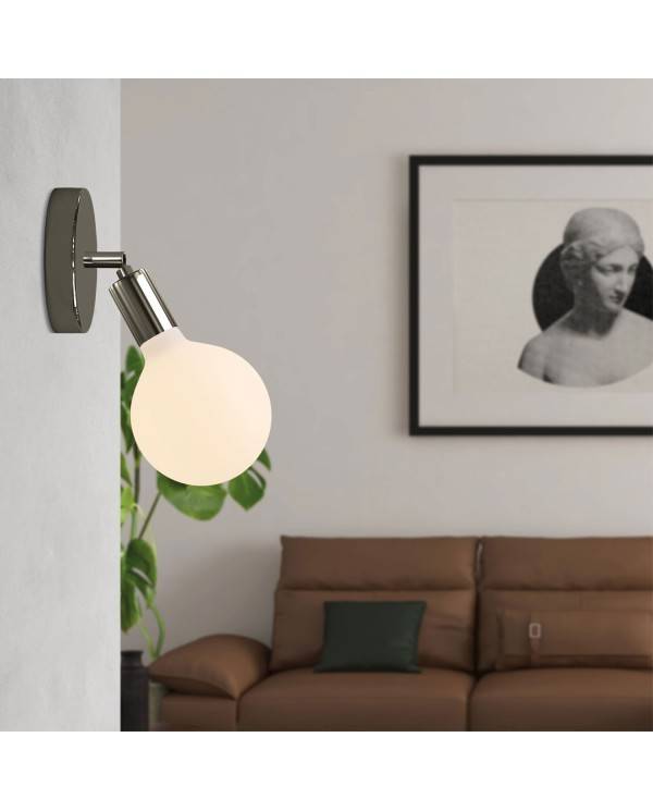 Fermaluce Lampe med metal Led med Porcelæn Globe pære